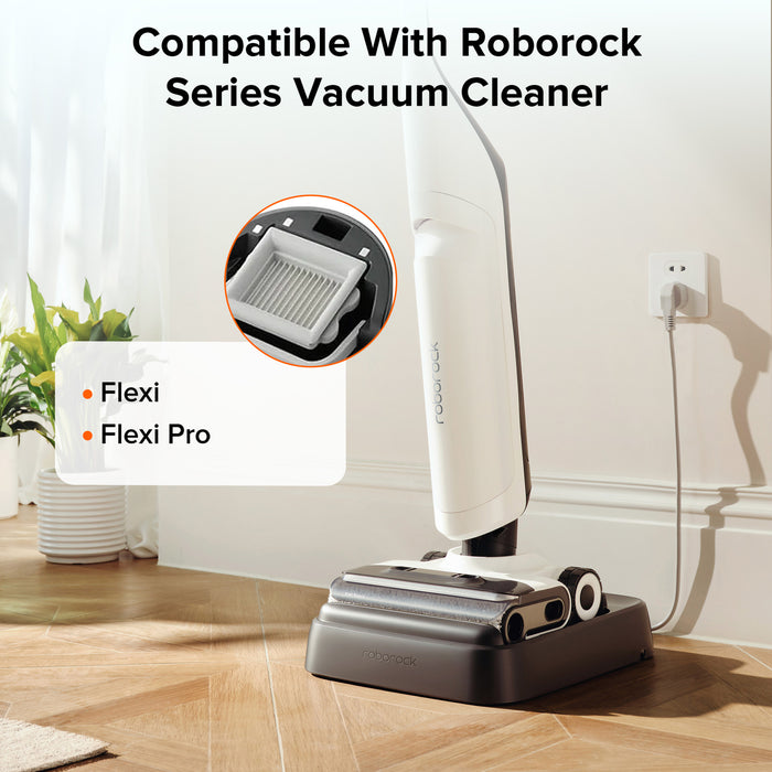 roborock flexi pro および flexi lite コードレス乾湿両用掃除機用交換用洗浄可能フィルター