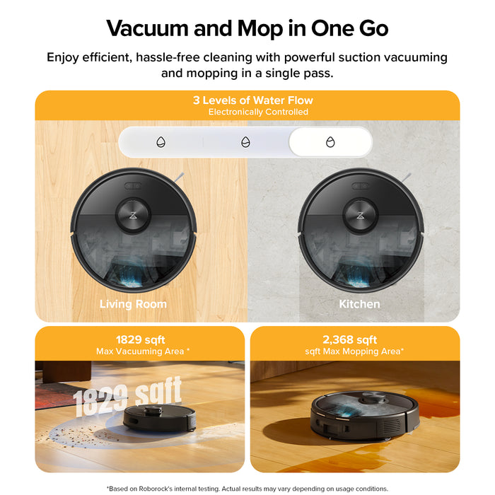 roborock q7 m5 ロボット掃除機モップ、自動ゴミ捨てドック搭載(q7 max からアップグレード)