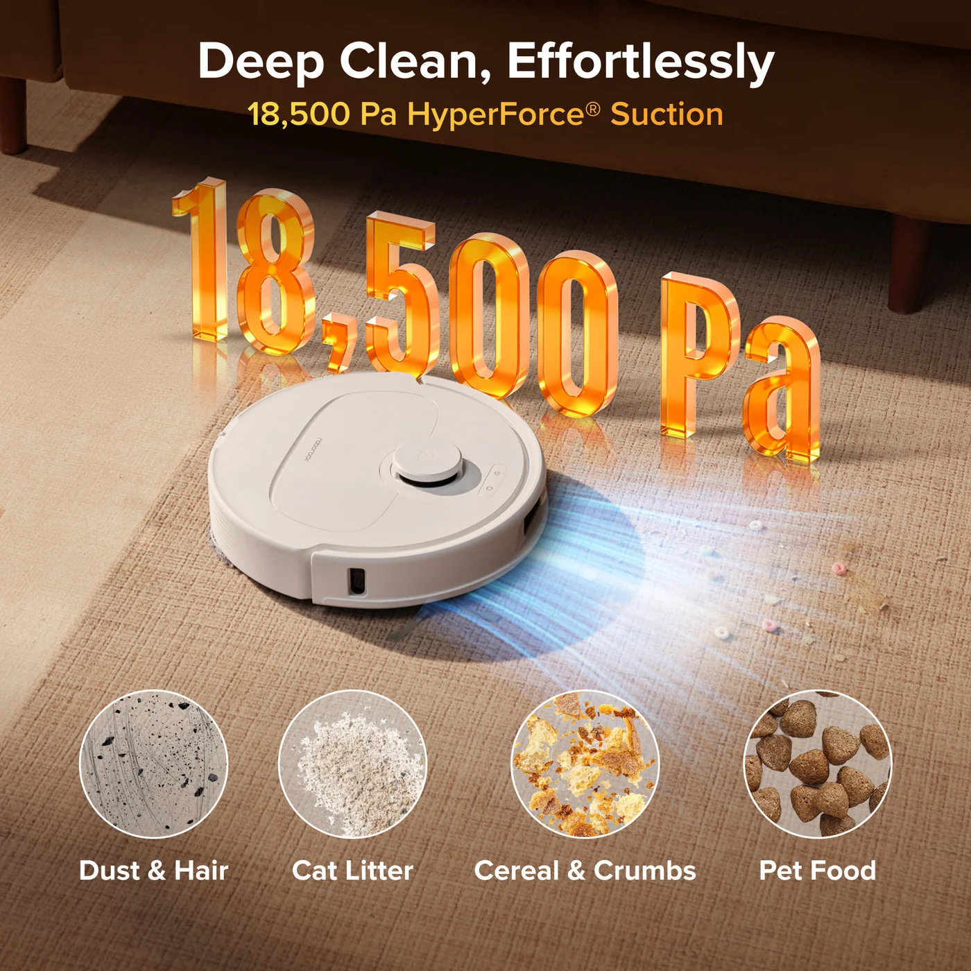 roborock qrevo s pro ロボット掃除機とモップ - 18500 pa 吸引 amp マルチフ