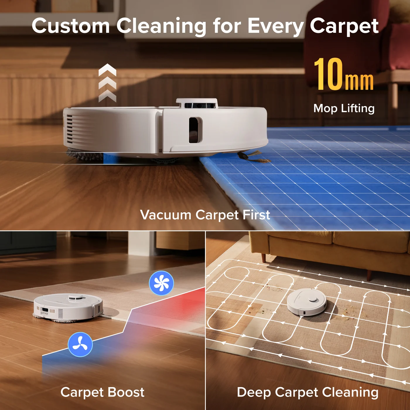 roborock qrevo s pro ロボット掃除機とモップ - 18500 pa 吸引 amp マルチフ