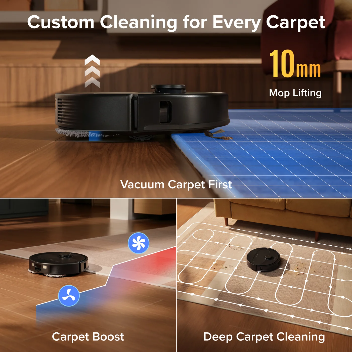 roborock qrevo s pro ロボット掃除機とモップ - 18500 pa 吸引 amp マルチフ